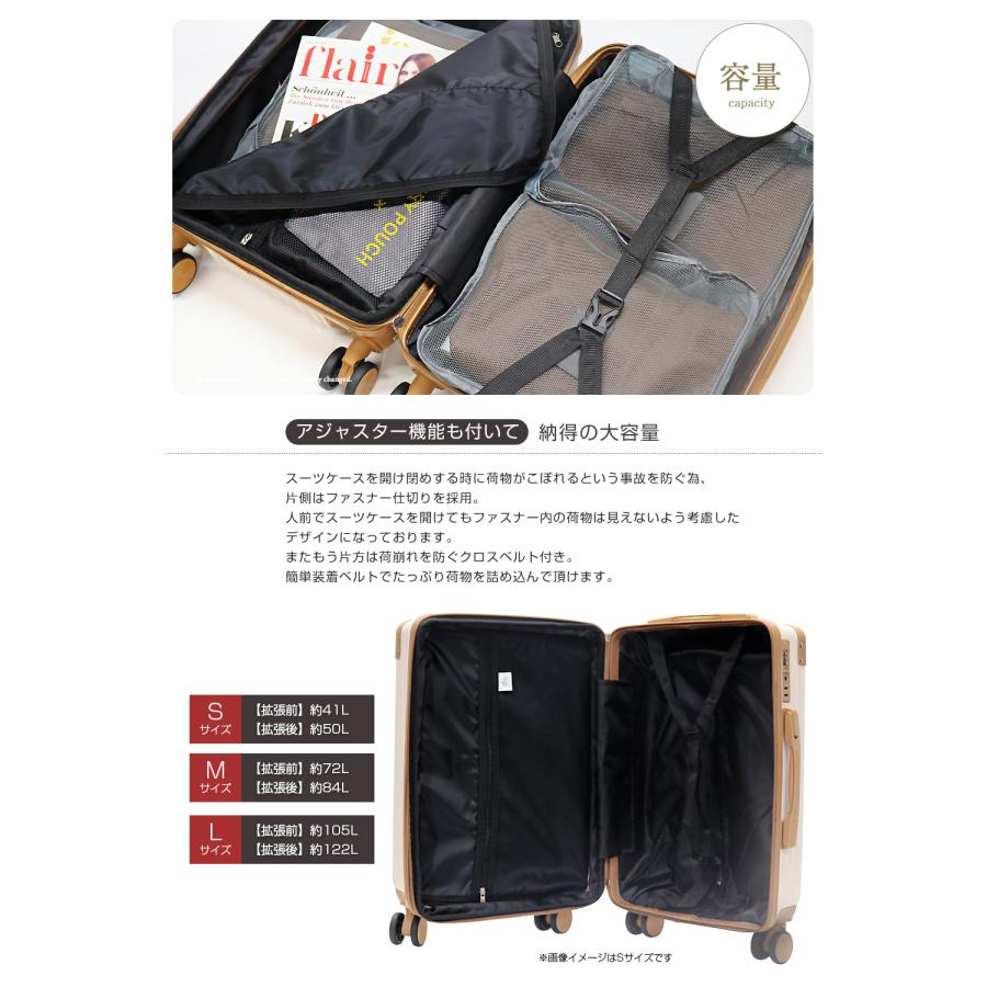 Transporter 【カラーは選べません】拡張型 スーツケース L