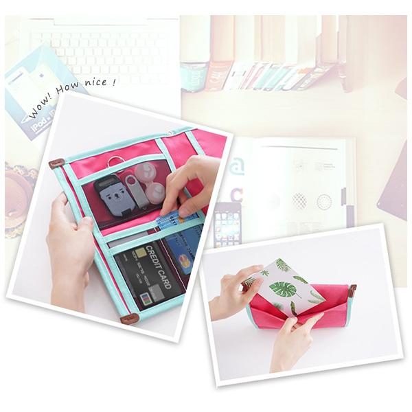 キャリングケース パスポートケース 貴重品 ポーチ トラベルポーチ 小物入れ バッグ 旅行 メール便 送料無料 【pc19】【e-do】 |  | 02