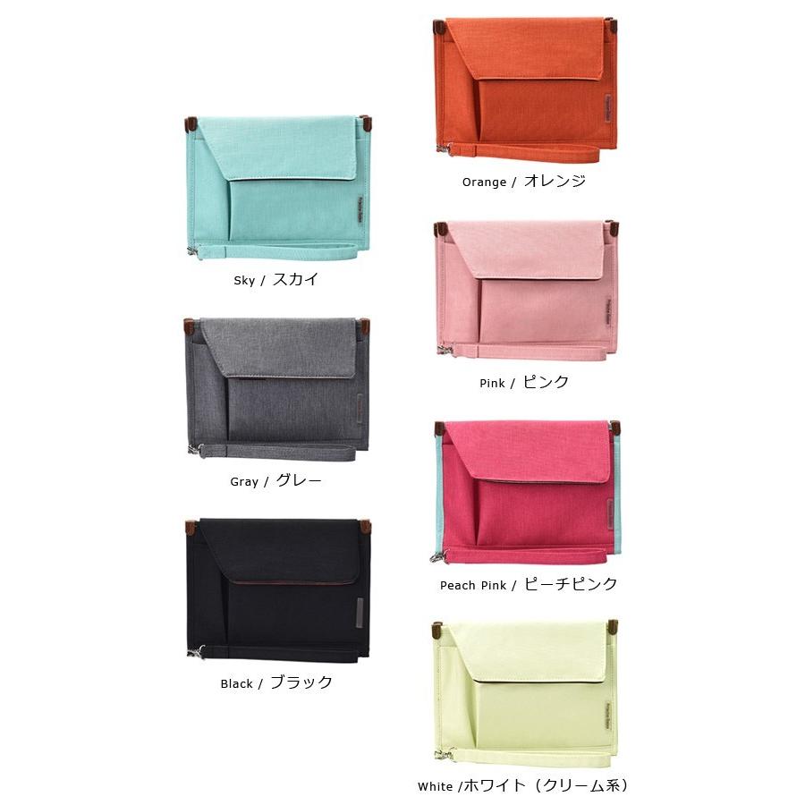 通帳ケース バッグインバッグ キャリング ポーチ ノート バッグ pc19 マルチケース パスポートケース  旅行【e-do】 |  | 04