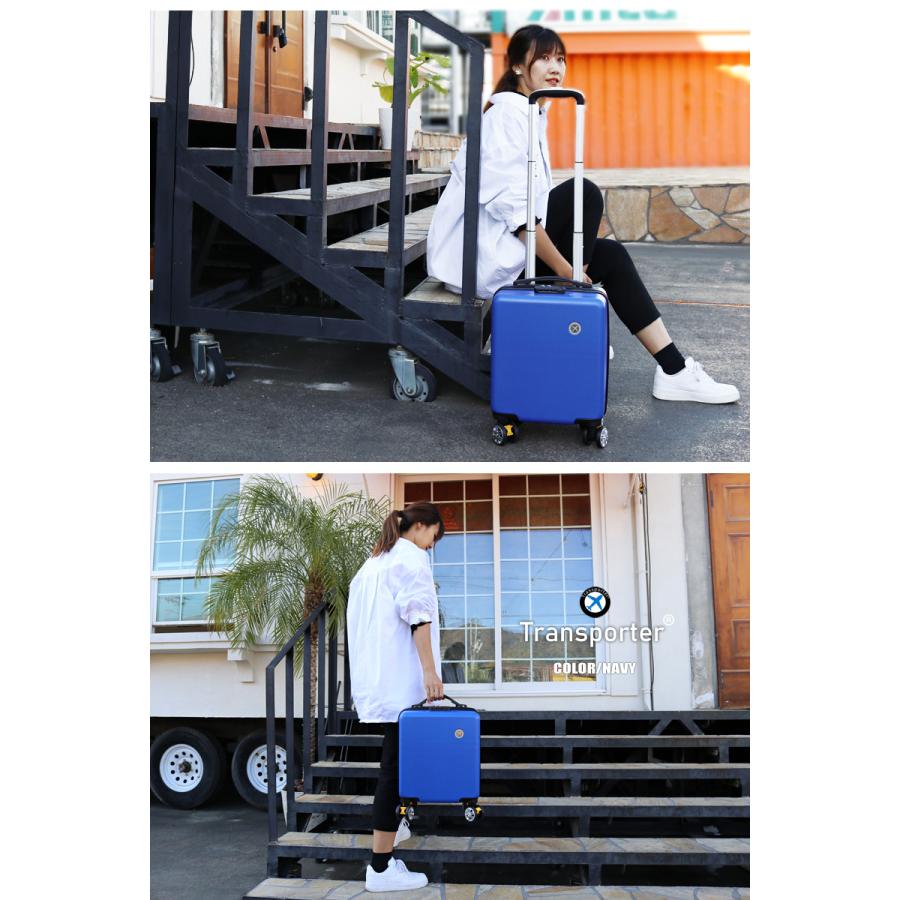 スーツケース 機内持ち込み 超軽量 ストッパー付き XXSサイズ キャリーケース 旅行 ビジネス 出張 Transporter 正規品 ss14【e-do】 | Transporter | 12