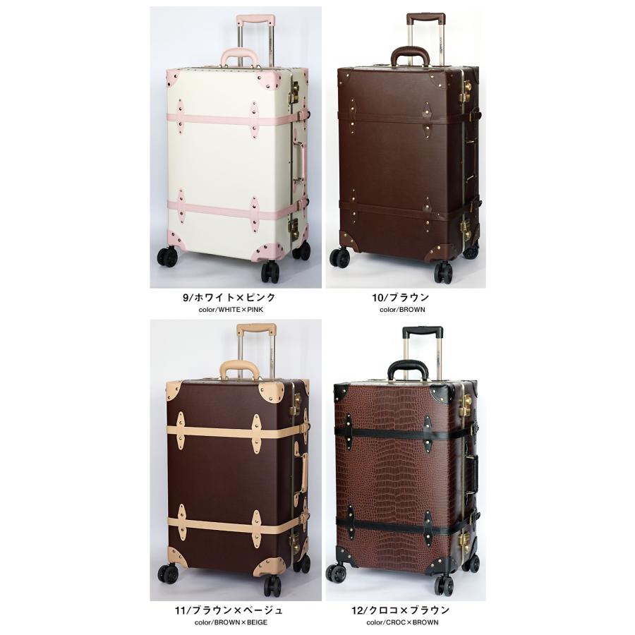 HANAism キャリーバッグ トランクケース アンティーク スーツケース LL