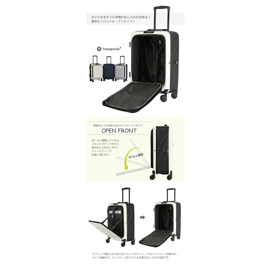 Transporter（トランスポーター） フロントオープン キャリーケース S