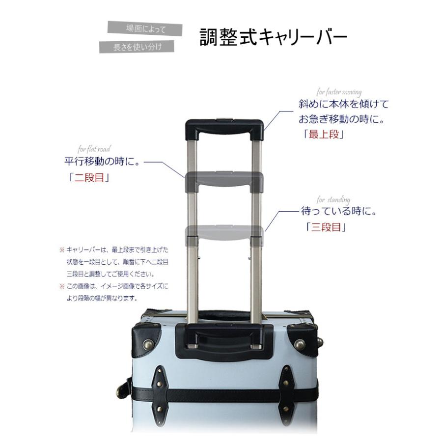 スーツケース Sサイズ トランク キャリーケース キャリーバッグ 小型 フレームタイプ TSAロック レトロ 1〜2泊 旅行 HANAism 正規品 NN-S【e-do】 | HANAism | 08
