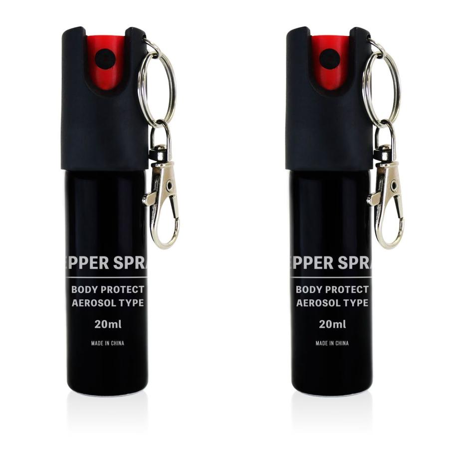 熊よけスプレー2個セット 熊スプレー 小型 20ml×2 軽量 コンパクト 熊忌避スプレー トウガラシ 送料無料 ※北海道、沖縄県、離島を除く 【ロジ発送】 | 