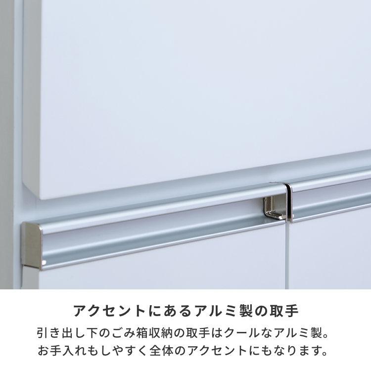 一生紀（ISSEIKI） ペールカウンター キッチン収納 ダストボックス