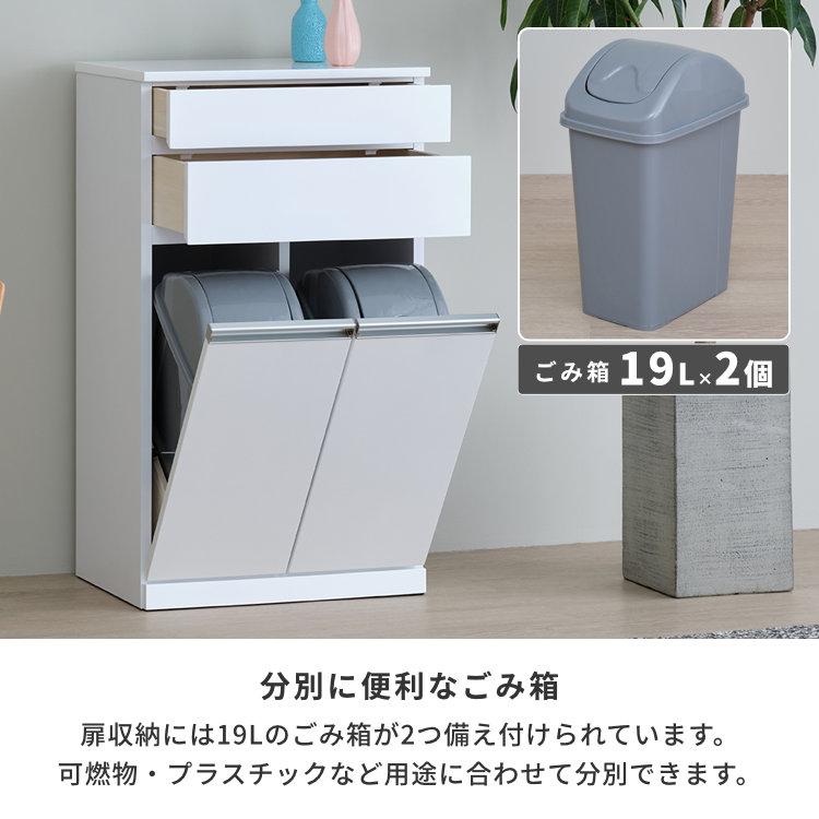一生紀（ISSEIKI） ペールカウンター キッチン収納 ダストボックス