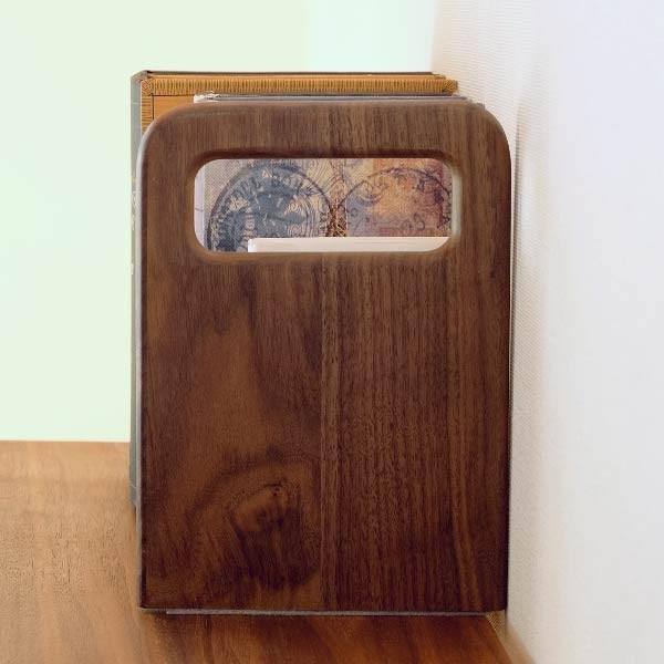 ブックスタンド ブックエンド 本立て 木製 おしゃれ 卓上 コロ 16 ISSEIKI |  | 02