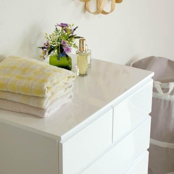 一生紀（ISSEIKI） チェスト ローチェスト 白 おしゃれ 北欧 4段