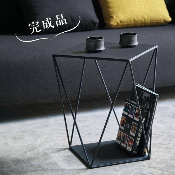 一生紀（ISSEIKI） サイドテーブル おしゃれ 北欧 黒 ベッド アヤ