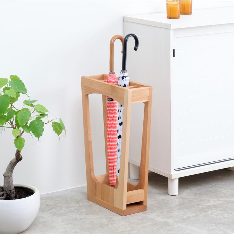 一生紀 傘立て おしゃれ スリム 北欧 アンブレラスタンド ファン