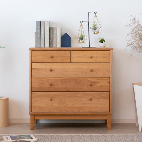 【美品】ISSEIKI　天然木 チェスト 一生紀（ISSEIKI） チェスト 木製 おしゃれ 北欧 4段 寝室 収納 幅80