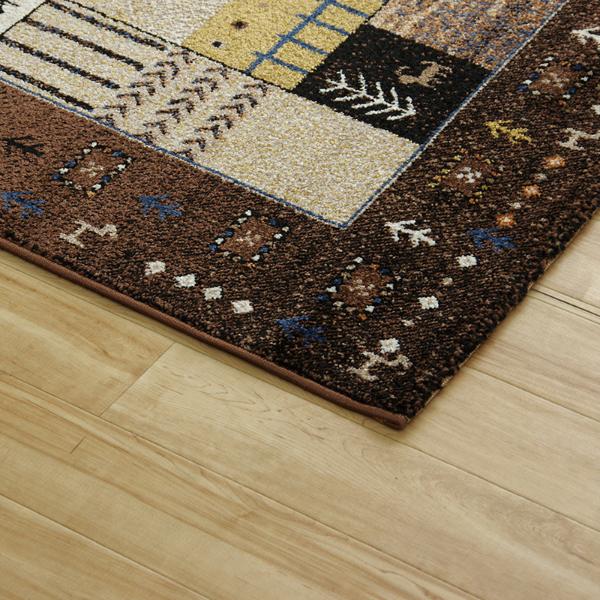 0.5畳 ラグ ラグマット カーペット 絨毯 床暖房対応 抗菌 防臭