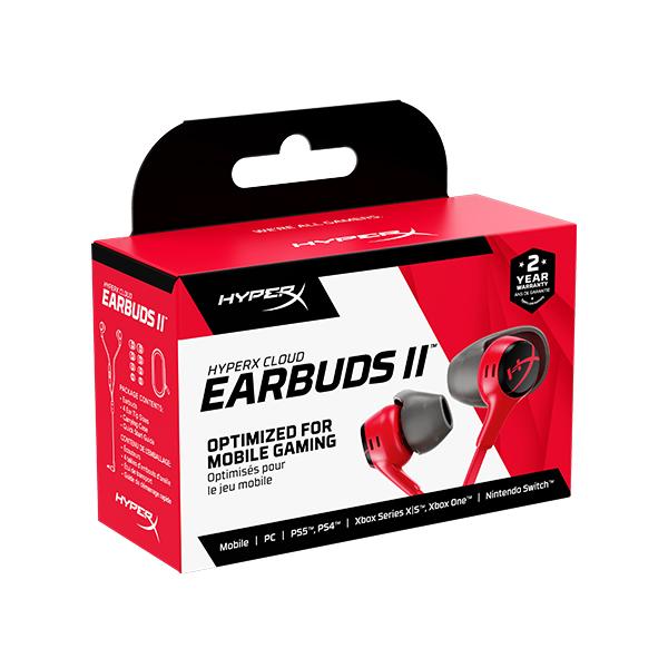Kingston (ゲーミングイヤホン) HyperX Cloud Earbuds II レッド Kingston (ゲーミングイヤホン) HyperX Cloud Earbuds II レッド