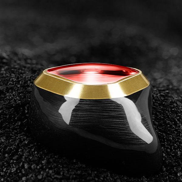 VISION EARS PHONIX Gold-Red (Universal Fit) 有線イヤホン : e VISION EARS PHONIX Gold-Red (Universal Fit) 有線イヤホン : e