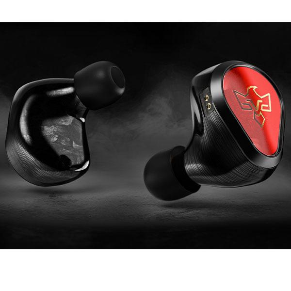 VISION EARS PHONIX Black-Red (Universal Fit) 有線イヤホン : e