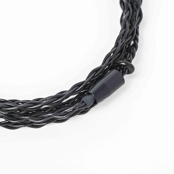 e☆イヤホン・ラボ Obsidian-SL CIEM2Pin-Ni2WAY(3極) 160cm イヤホンケーブル 交換用 ケーブル_2