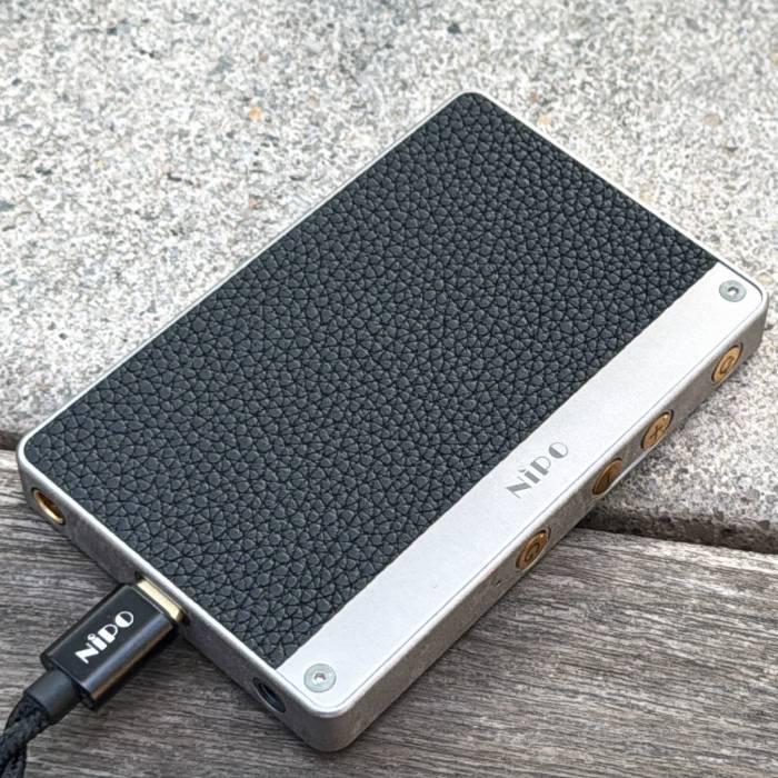 NiPO A100 シルバー ヘッドホンアンプ ポータブルDACアンプ DAC
