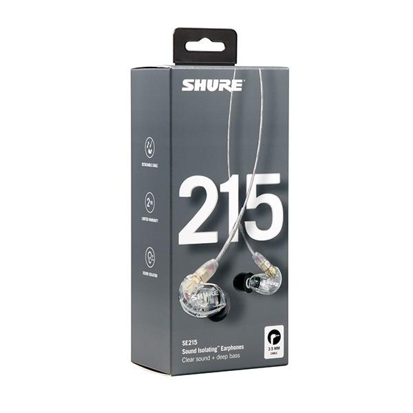 (〜5/16までセール！) SHURE シュア SE215 クリア Pro Line 有線イヤホン カナル型 耳掛け型 リケーブル対応 MMCX (SE215-CL-A) 送料無料｜e-earphone｜03