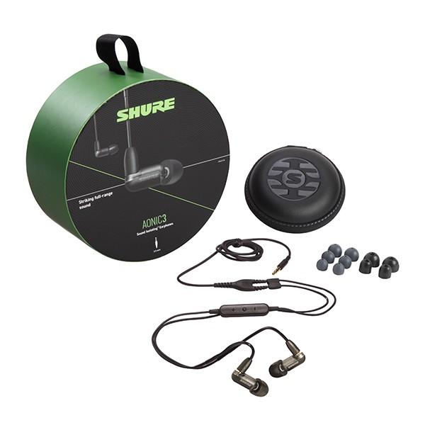 炭*酸様 SHURE E1 BA型有線イヤホン SHURE（シュア） (在庫限り) AONIC3 エオニック ブラック SE31BABKUNI