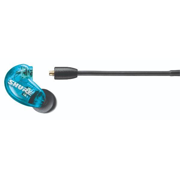 SHURE シュア AONIC215 UNI ブルー (SE215DYBL+UNI-A) リモコン・マイク付き 有線イヤホン カナル型 リケーブル対応｜e-earphone｜03
