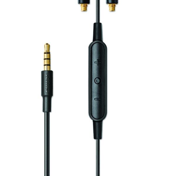 SHURE シュア AONIC215 UNI ブルー (SE215DYBL+UNI-A) リモコン・マイク付き 有線イヤホン カナル型 リケーブル対応｜e-earphone｜04