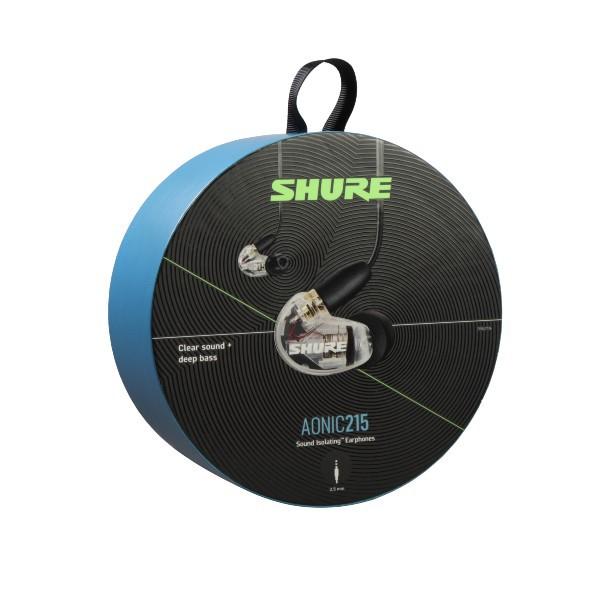SHURE（シュア） (在庫限り) AONIC215 UNI クリア 有線イヤホン : e