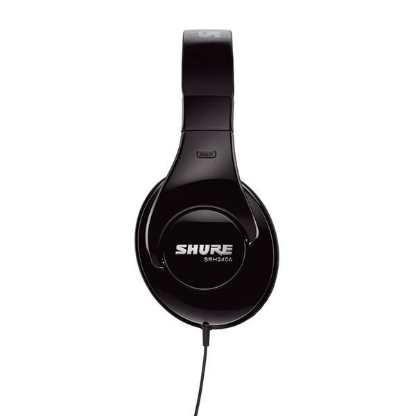 (在庫限り) SHURE シュア SRH240A 有線ヘッドホン 密閉型 ヘッドフォン プロ仕様 送料無料 国内正規品の画像