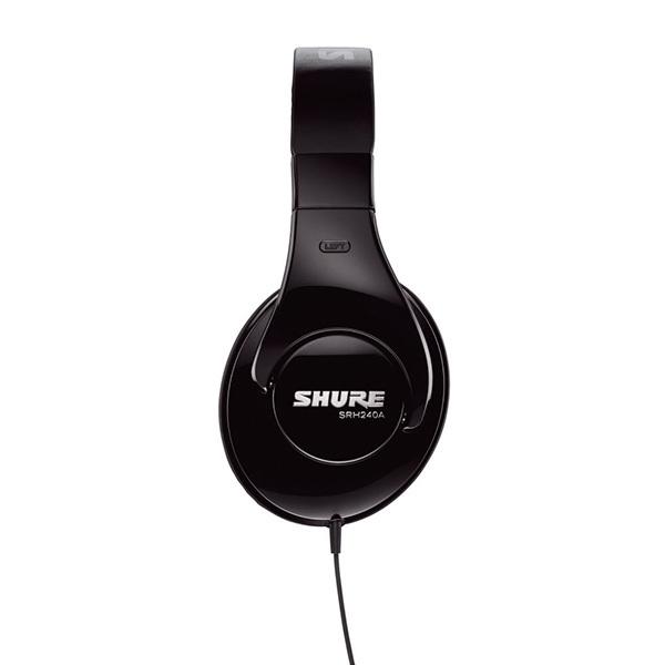 (在庫限り) SHURE シュア SRH240A 有線ヘッドホン 密閉型 ヘッドフォン プロ仕様 送料無料 国内正規品の画像