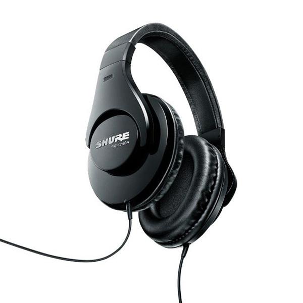 (在庫限り) SHURE シュア SRH240A 有線ヘッドホン 密閉型 ヘッドフォン プロ仕様 送料無料 国内正規品の画像