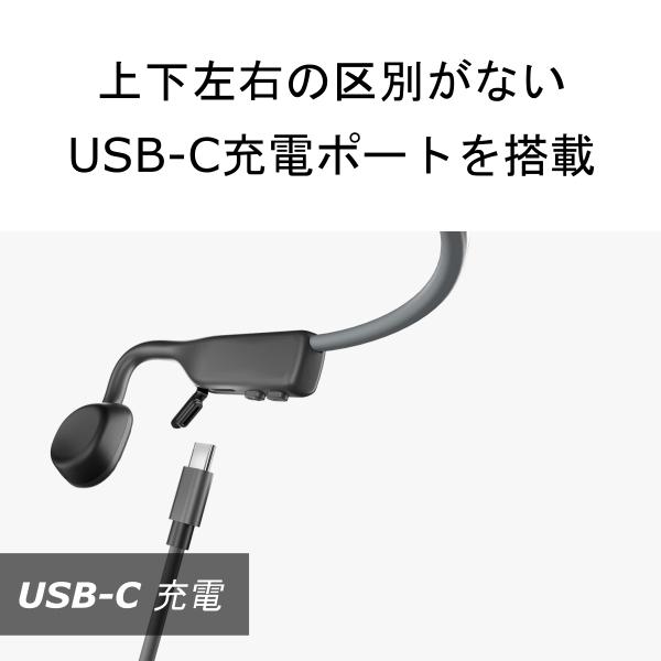 Shokz（ショックス） 骨伝導 OpenMove Elevation Blue 耳を塞がない