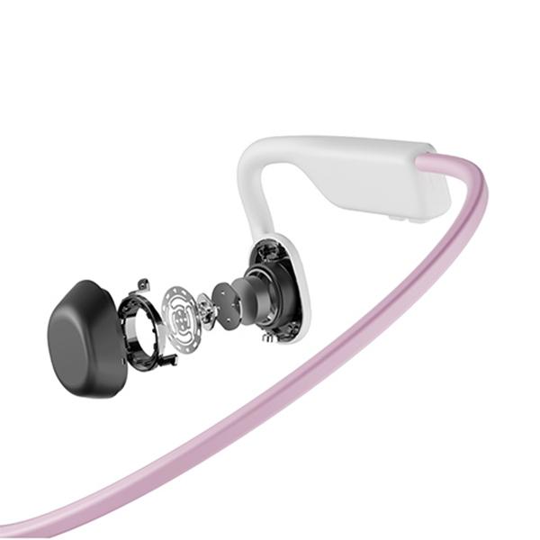 骨伝導 shokz ショックス OpenMove Himalayan Pink 耳を塞がない イヤホン ヘッドホン マルチポイント 防水 軽量 2年保証｜e-earphone｜11