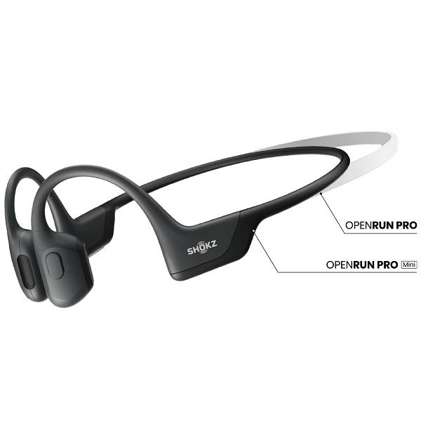 Shokz OpenRun Pro Mini Black ショックス ワイヤレスイヤホン 骨伝導 オープンイヤー 耳を塞がない Bluetooth イヤホン｜e-earphone｜02