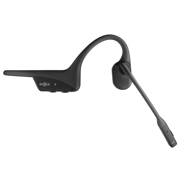 Shokz OpenComm2 Black ショックス 骨伝導イヤホン ワイヤレスイヤホン 骨伝導 オープンイヤー 耳を塞がない Bluetooth イヤホン｜e-earphone｜04