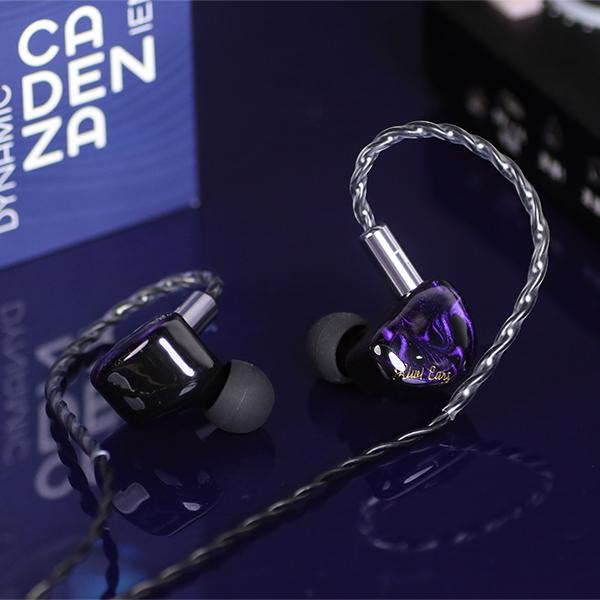 有線イヤホン) Kiwi Ears Cadenza Purple リケーブル対応 2Pin iPhone