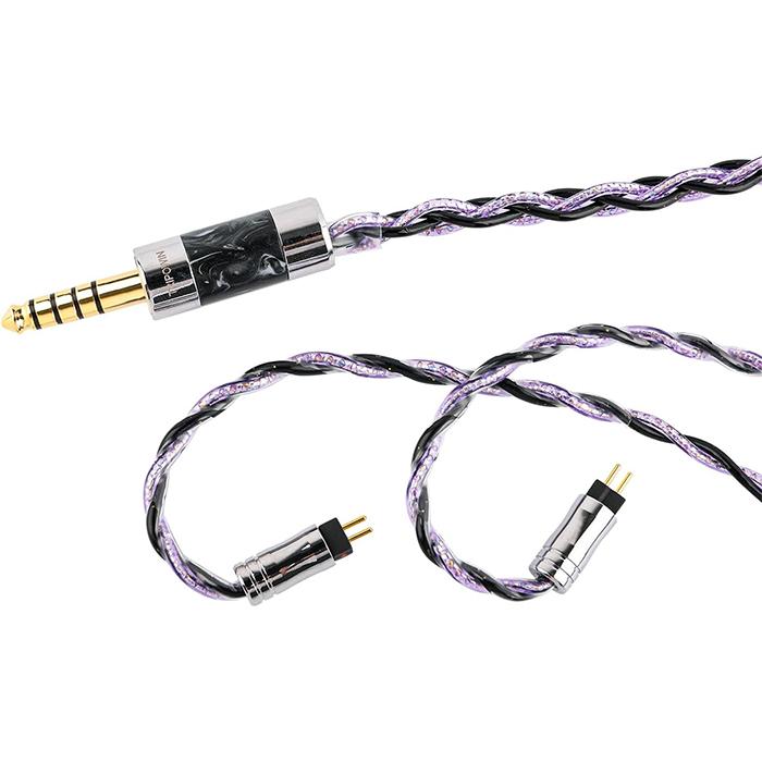 IEMケーブル ST-Zero(3) 2Pin/4.4mm5極/紫 IEMケーブル ST-Zero(3
