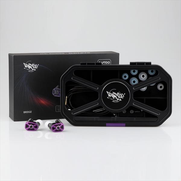 RAPTGO BRIDGE（パープル） 有線イヤホン 本体 お取り寄せ) 有線イヤホン RAPTGO Bridge Purple ラプトゴー カナル型