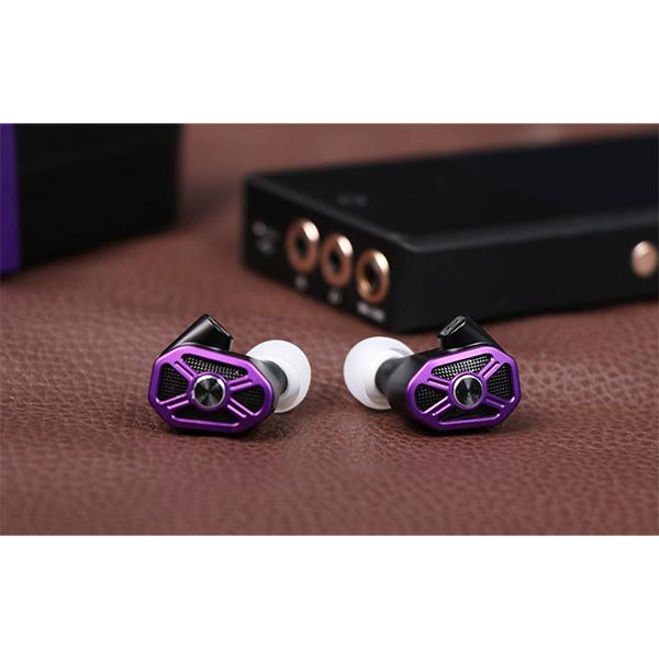 お取り寄せ) 有線イヤホン RAPTGO Bridge Purple ラプトゴー カナル型