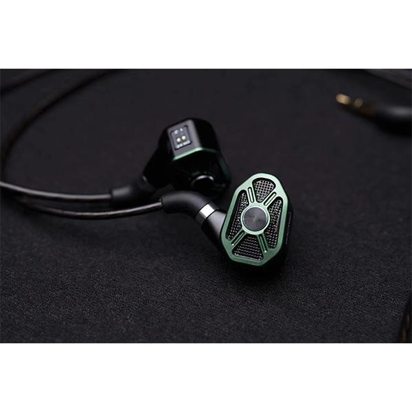 お取り寄せ) 有線イヤホン RAPTGO Bridge Green ラプトゴー カナル型