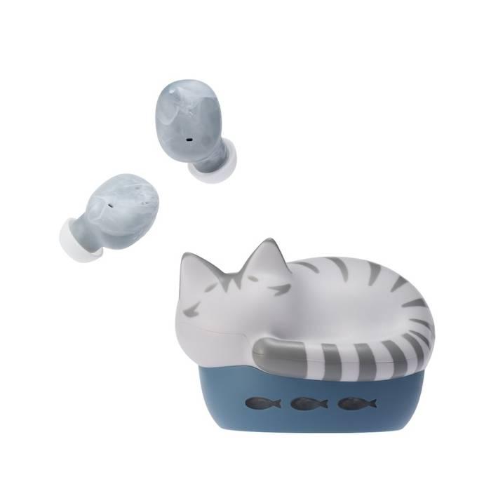 radius（ラディウス） radius NEKO 完全ワイヤレスイヤホン サバトラ