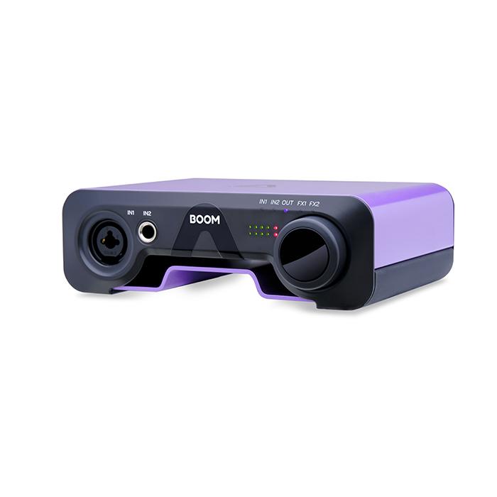 APOGEE BOOM オーディオインターフェース レコーディング 録音 ライブストリーミング 配信 高音質 ループバック iOSデバイス MacOS Windowsに対応 アポジー