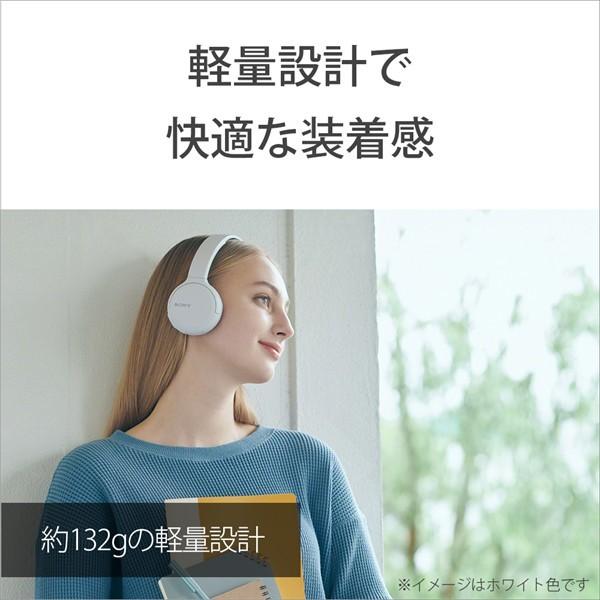 SONY ソニー WH-CH510 BZ ブラック Bluetooth ヘッドホン ワイヤレス マイク付き｜e-earphone｜06