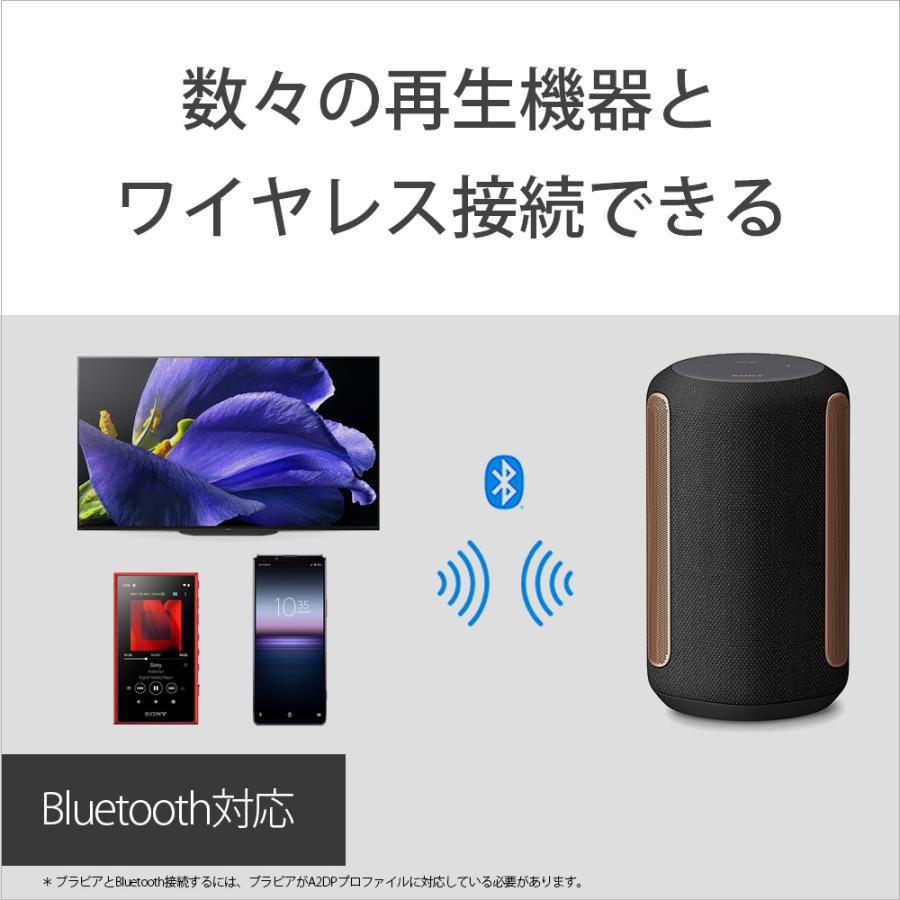 (お取り寄せ) SONY SRS-RA3000 ブラック ワイヤレス スピーカー Bluetooth iPhone｜e-earphone｜07