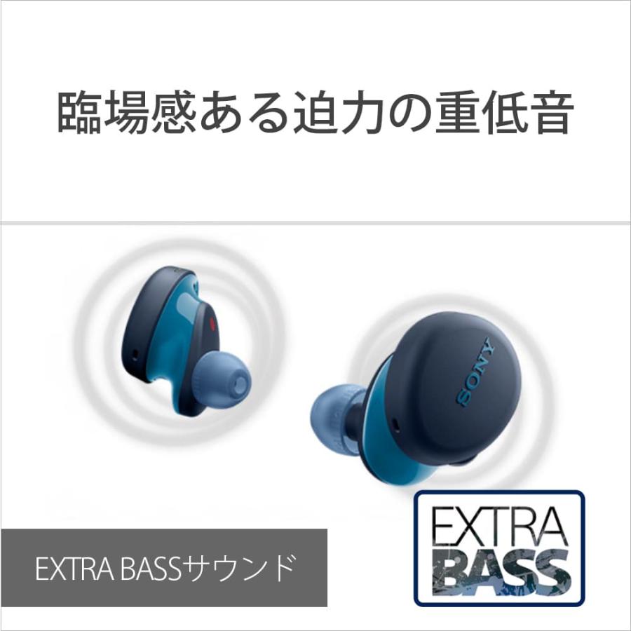 SONY WF-XB700 BZ ブラック 黒 ソニー ワイヤレスイヤホン 重低音 Bluetooth ブルートゥース イヤホン ワイヤレス WFXB700BZ｜e-earphone｜04