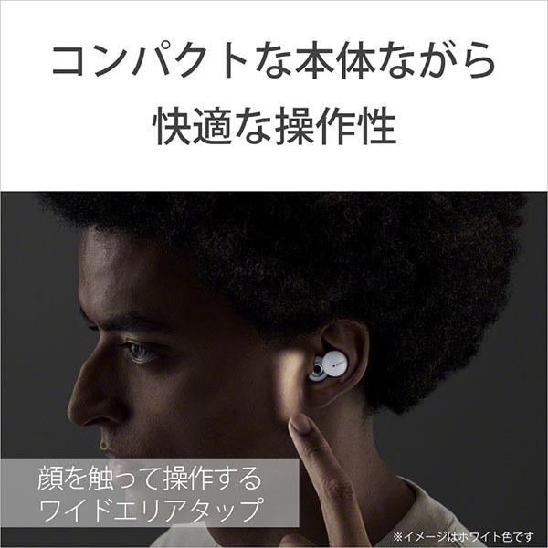 SONY LinkBuds グレー WF-L900 WM ソニー ワイヤレスイヤホン オープンイヤー 耳を塞がない Bluetooth イヤホン WFL900WM｜e-earphone｜08