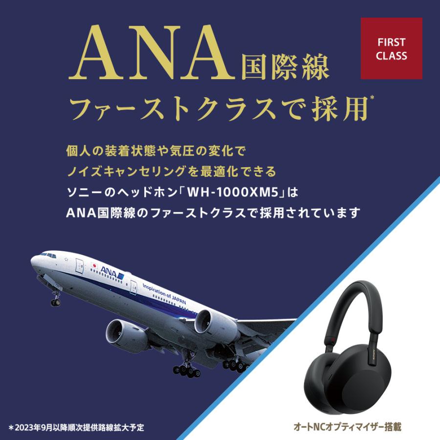 SONY WH-1000XM5 SM プラチナシルバー ワイヤレスヘッドホン ノイズキャンセリング Bluetooth ブルートゥース ヘッドフォン WH1000XM5SM｜e-earphone｜02