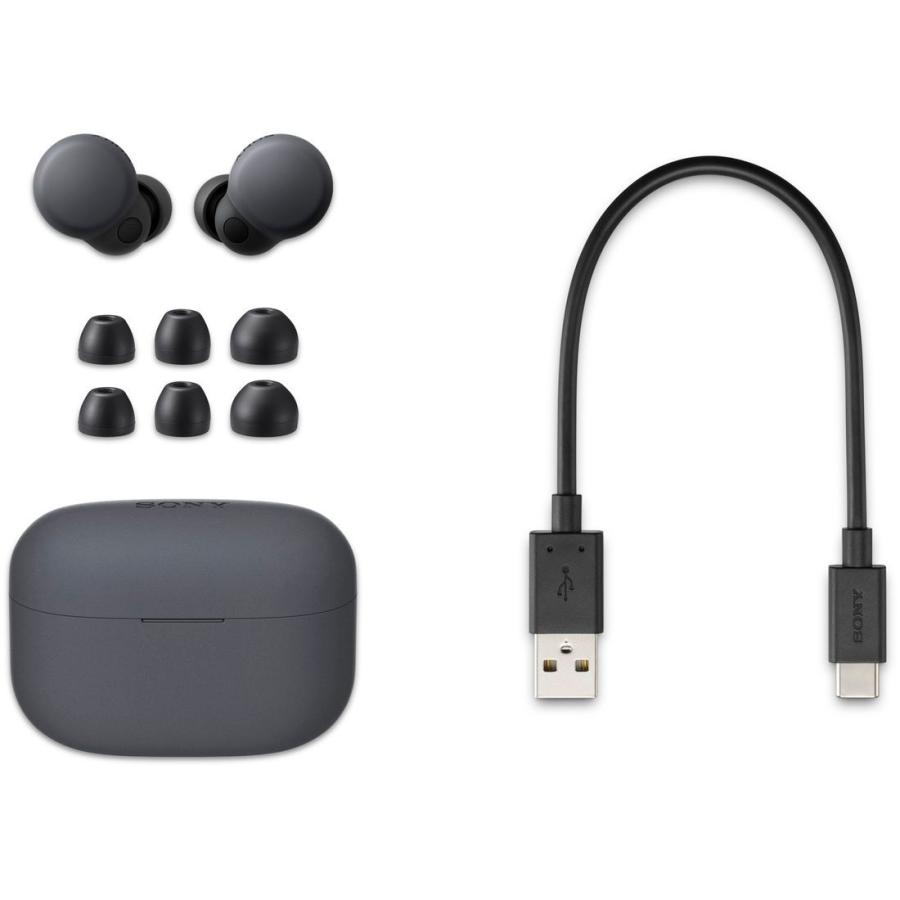 SONY ソニー LinkBuds S ブラック WF-LS900N BC ワイヤレスイヤホン ノイズキャンセリング Bluetooth ブルートゥース イヤホン LinkBudsS WFLS900NBC｜e-earphone｜18