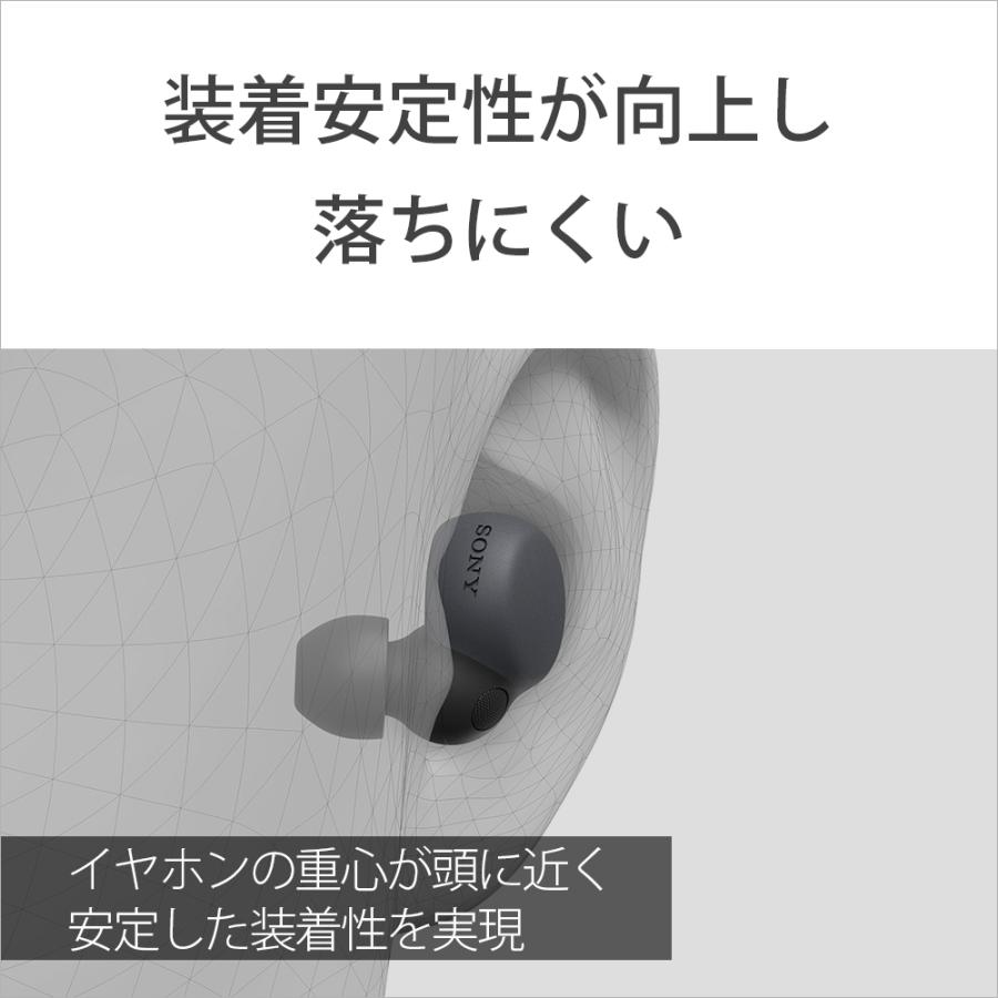 SONY ソニー LinkBuds S ブラック WF-LS900N BC ワイヤレスイヤホン ノイズキャンセリング Bluetooth ブルートゥース イヤホン LinkBudsS WFLS900NBC｜e-earphone｜07