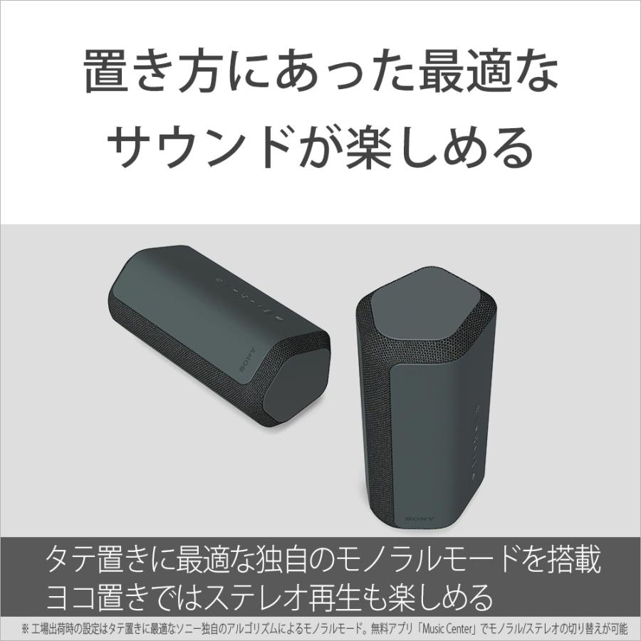 SONY SRS-XE300 L ブルー ワイヤレススピーカー ロングバッテリー 防水 防塵｜e-earphone｜07