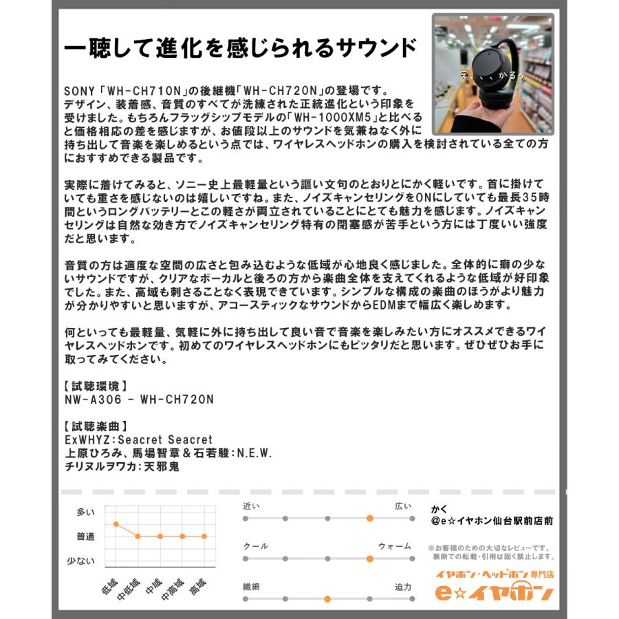 SONY ソニー WH-CH720N BC ブラック ワイヤレスヘッドホン SONY ソニー WH-CH720N BC ブラック ワイヤレスヘッドホン
