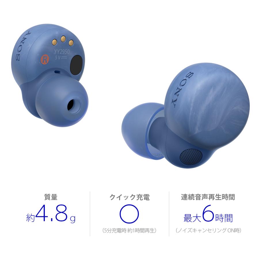 SONY ソニー LinkBuds S アースブルー WF-LS900N LC ワイヤレスイヤホン ノイズキャンセリング Bluetooth ブルートゥース イヤホン LinkBudsS WFLS900NLC｜e-earphone｜17